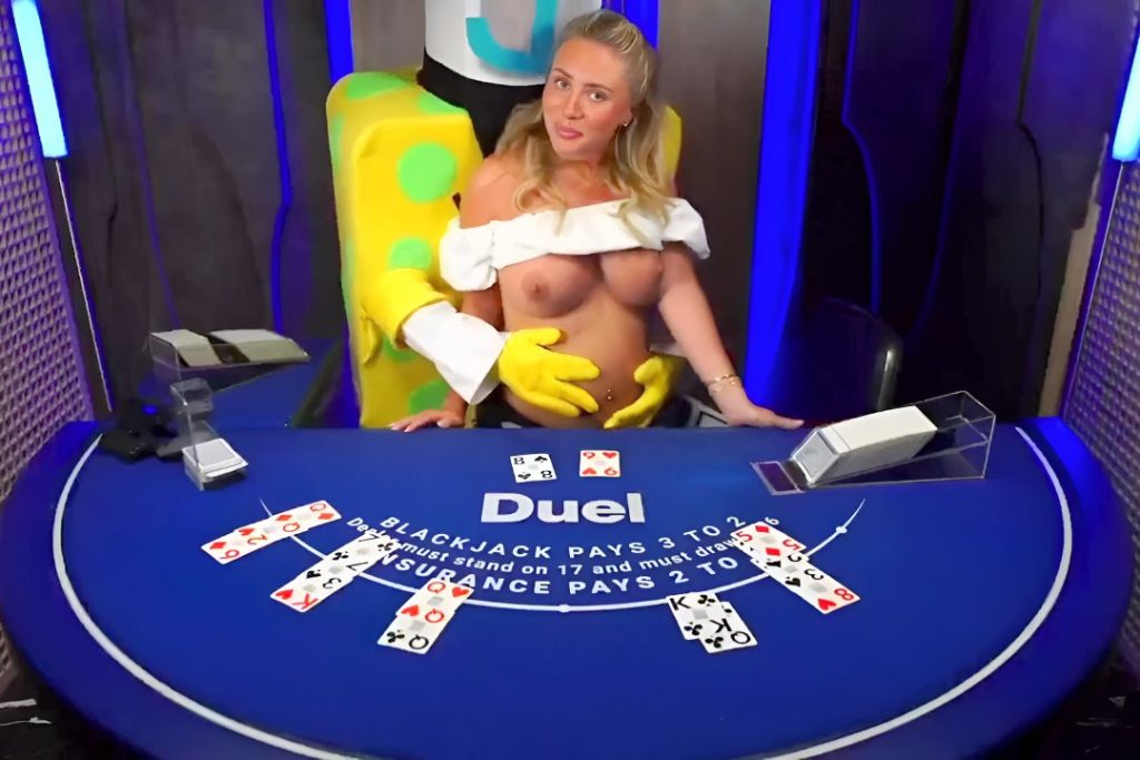 Bonnie Blue SpongeBob Duel Casino Sextape Video Leaked