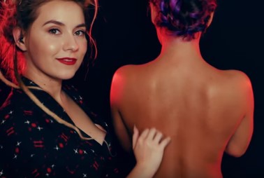 Darya Lozhkina ASMR Back Tracing Uncensored Video