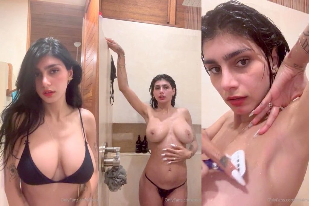 Mia Khalifa Shower Shaving Armpits Video Leaked