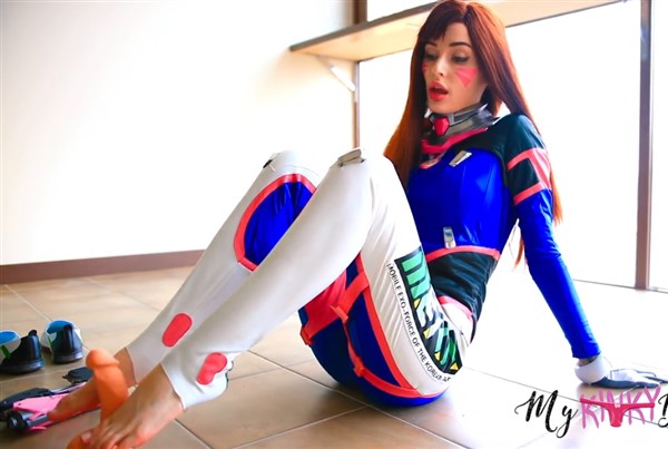 MyKinkyDope DVa OverWatch Cosplay Handjob FootJob JOI Video - Free Online