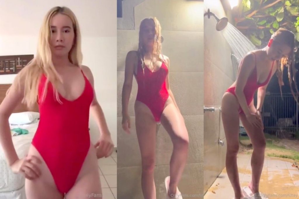 Lil Tay Late Night Swimsuit Showering Video Leaked - Sex Video