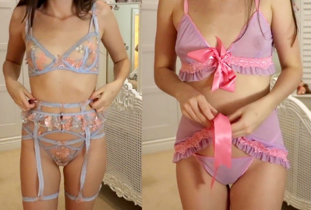 Florescent ASMR Favourite Lingerie Haul Video Leaked - XXX Clip