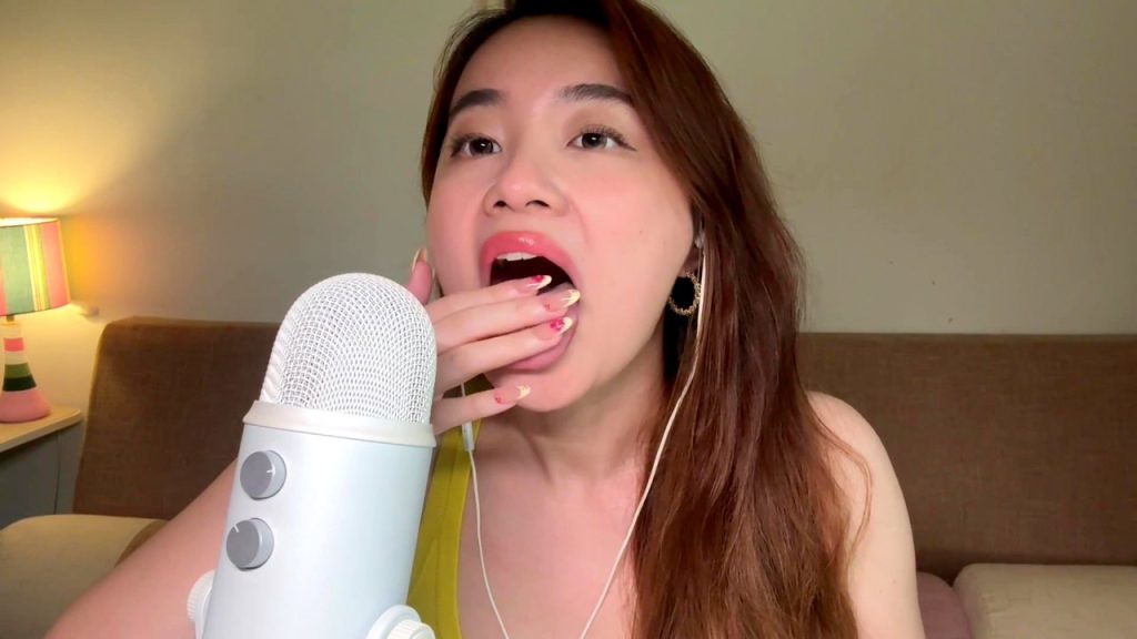 Lin ASMR Finger-Hand Licking Video