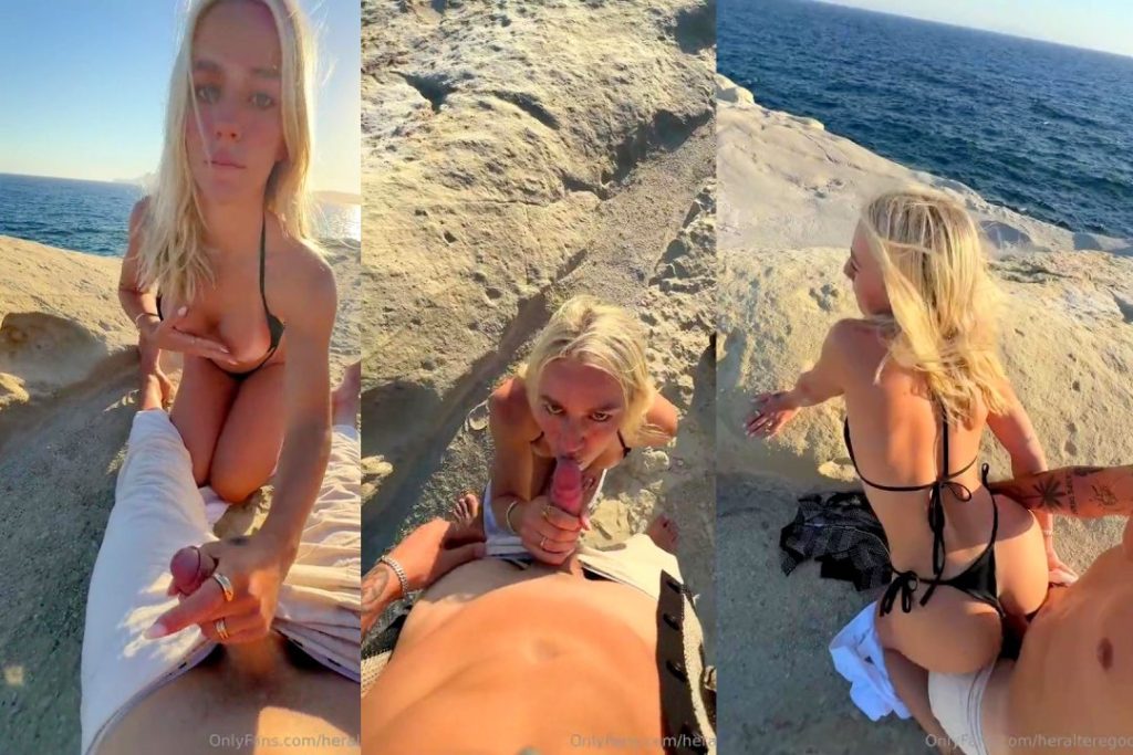 Rebecca McLeod Beach Blowjob Sex PPV Video Leaked - XXX Clip