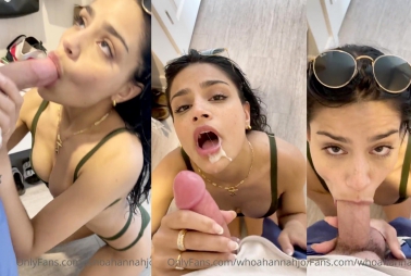 Hannah Jo Cum In Mouth Blowjob Video Leaked - Free Online
