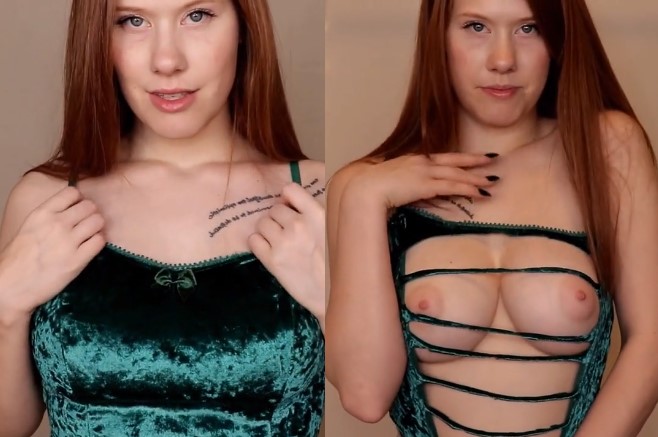 Ginger ASMR Redesigning My Velvet Green PJ’s Onlyfans Video